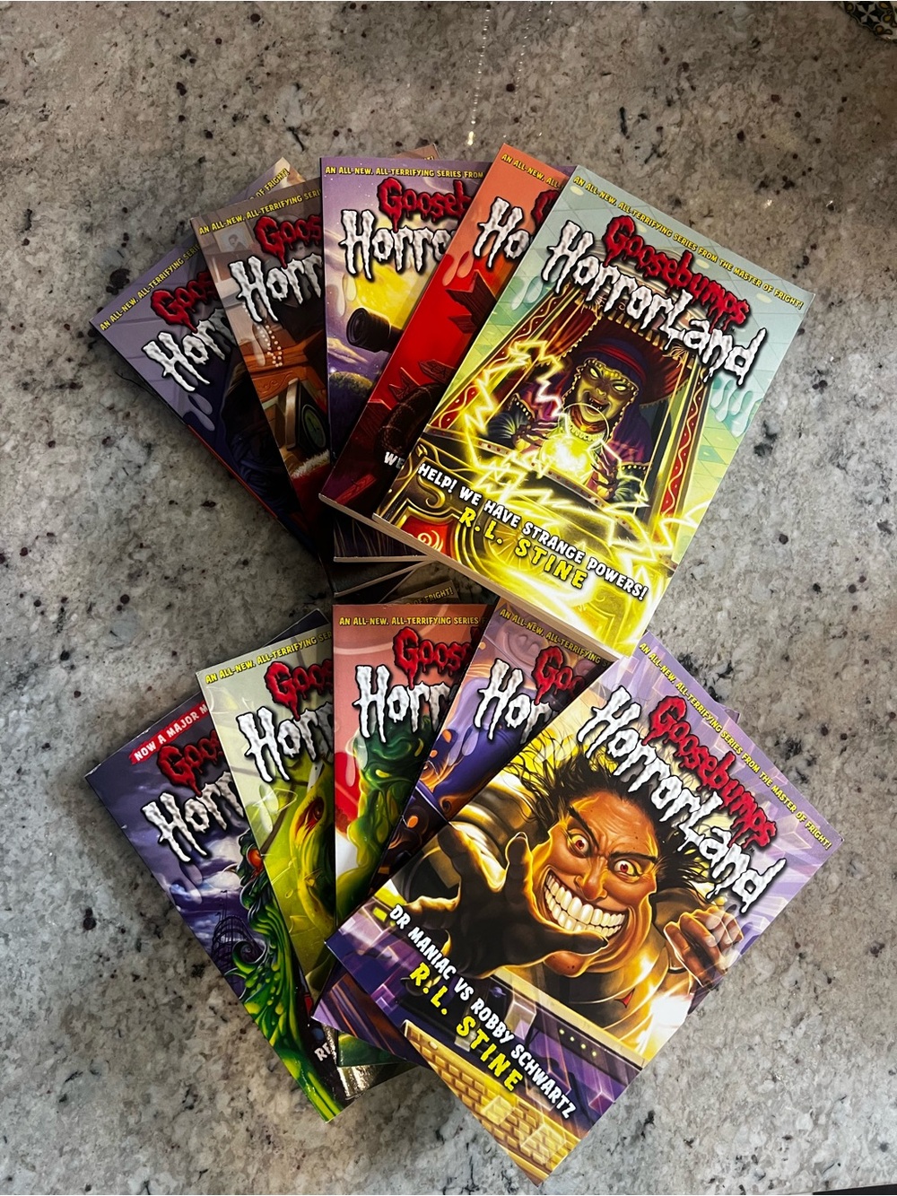 Goosebumps HorrorLand 10 Book Lot